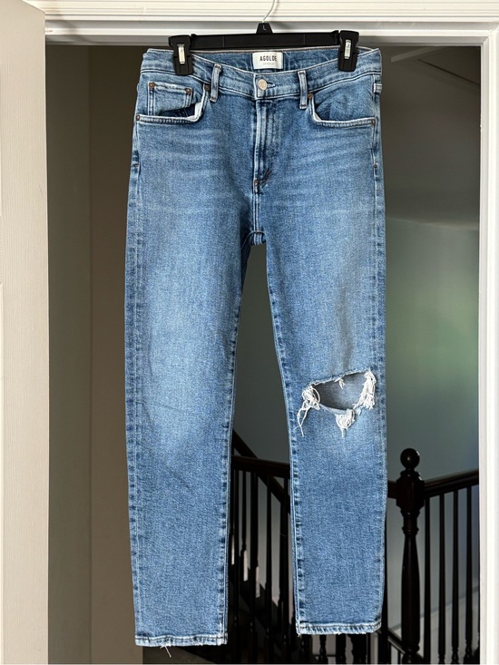 Agolde Denim - Agolde “Toni” High-Rise distressed Jeans. Size 28